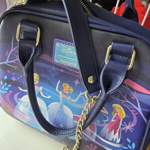 Loungefly Princess Print Bag - Navy